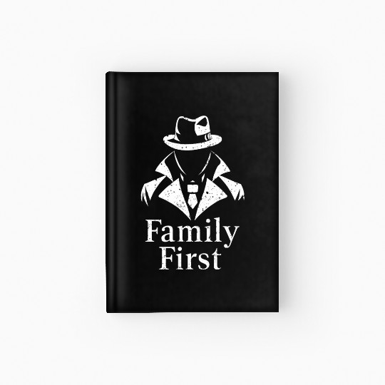 Mobster Gangster Mafia Organized Crime Boss Hardcover Journal