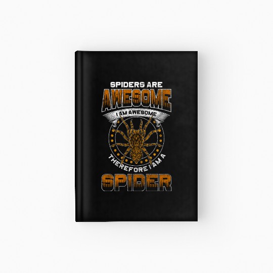 Spiders Nature Bite Insect Hardcover Journal