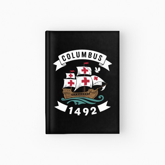 Columbus Day Christopher Columbus Italian American Hardcover Journal