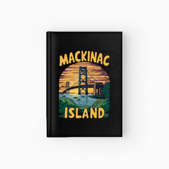 Mackinac Island. Hardcover Journal