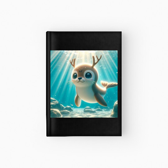 The seal-deer Hardcover Journal