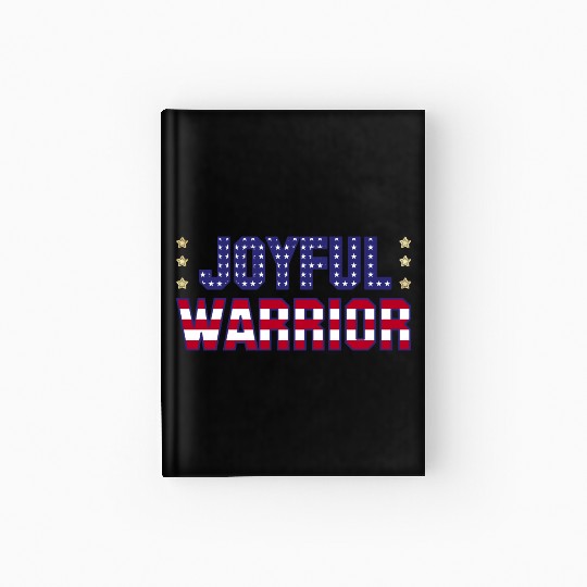 Joyful Warrior - Harris Walz 2024 Election America Hardcover Journal