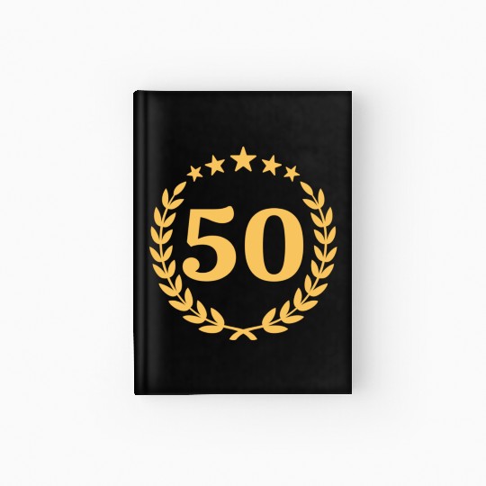 50th birthday Hardcover Journal