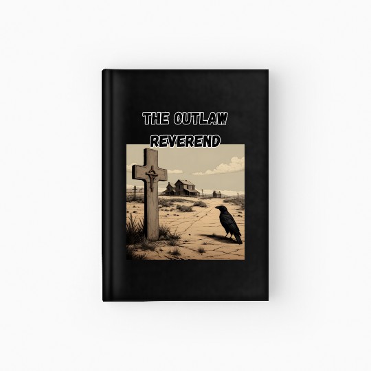 The Outlaw Reverend, Crow And Cross Hardcover Journal