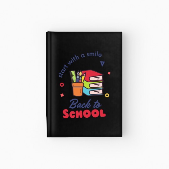 Back to School - Start with a Smile Hardcover Journal