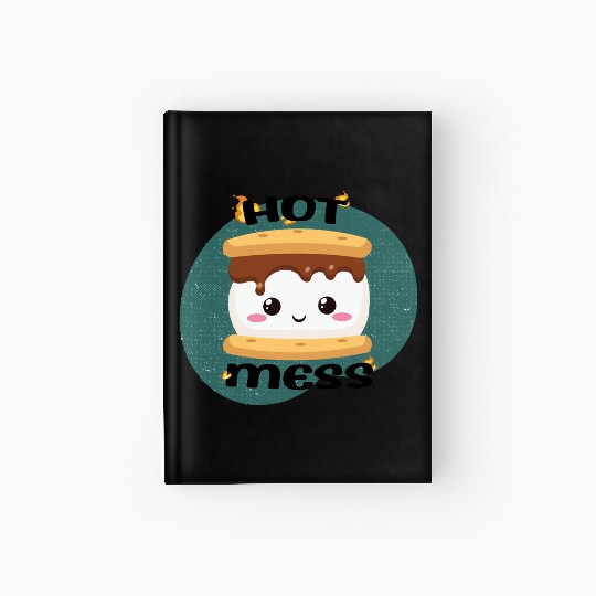 Hot Mess Kawaii S'more Meme Hardcover Journal