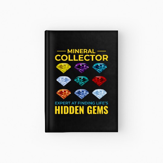 Crystal Collecting Rock Hunting Mineral Collector Hardcover Journal