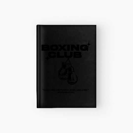 Boxing Club - kickboxing sport Hardcover Journal