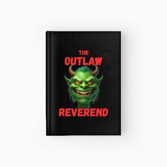 Outlaw Reverend Green Demon Hardcover Journal