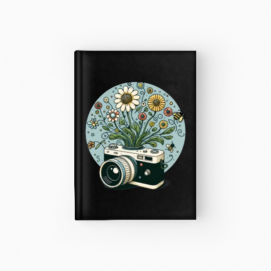 PHOTOGRAPHY & NATURE: Two things I love, hand draw Hardcover Journal