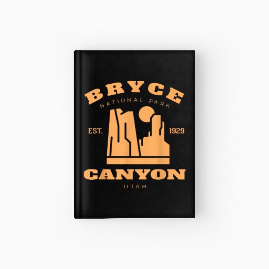 Vintage Bryce Canyon National Park Utah Hiking Cam Hardcover Journal