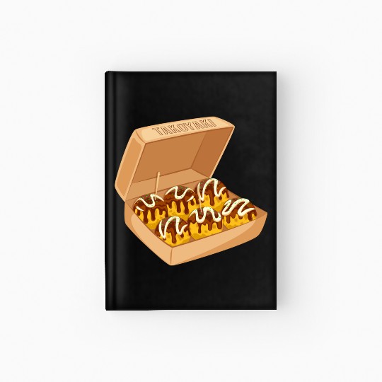 Japanese Takoyaki Box Hardcover Journal