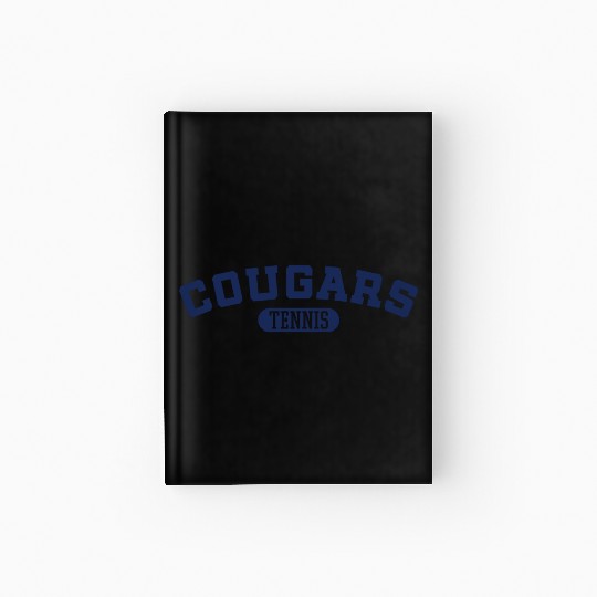 Cougars Tennis Design 2 Hardcover Journal
