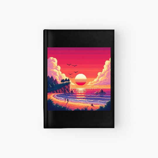 sunset Hardcover Journal