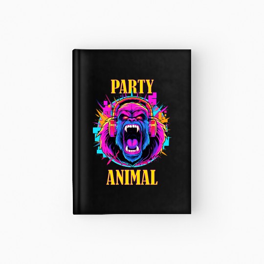 Party Animal Gorilla Style - Hardcover Journal Design