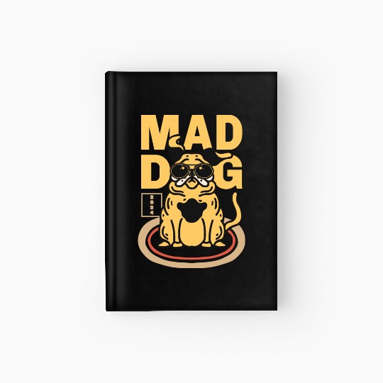 Mad Dog Animal Hardcover Journal