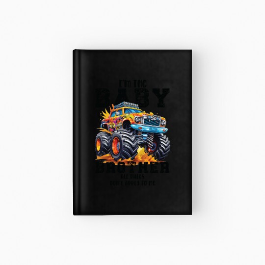 I'm The Baby Brother Family Reunion Mode Boys Trip Hardcover Journal