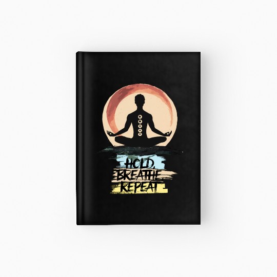 Yin Yoga Lotus Pose Hardcover Journal