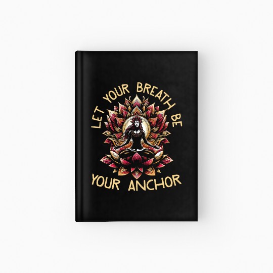 Let Your Breath Be Your Anchor Hardcover Journal