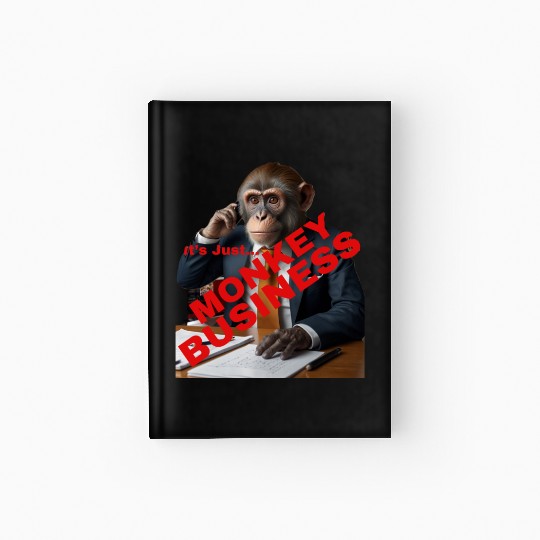 Monkey Business Hardcover Journal