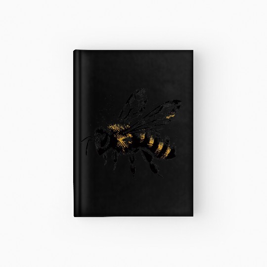 Honey Bee Insect Art 6 Hardcover Journal