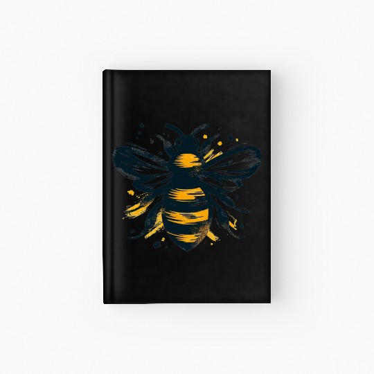 Honey Bee Insect Art 1 Hardcover Journal
