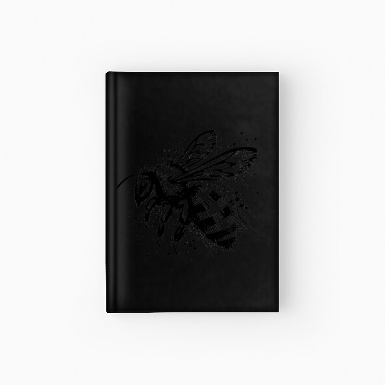 Honey Bee Insect Art 4 Hardcover Journal
