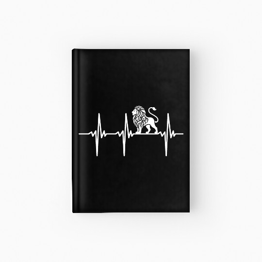 Heartbeat For Proud Lions Hardcover Journal