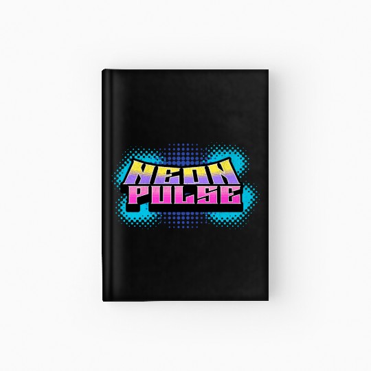 Neon Pulse - Vibrant Y2K Streetwear Vibes Hardcover Journal