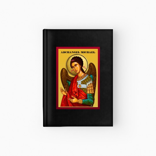 Archangel Michail Orthodox pray icon Hardcover Journal