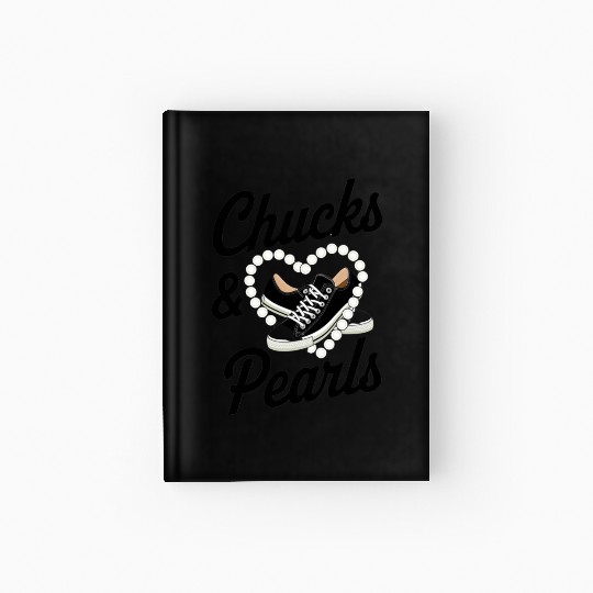 Chucks And Pearls 2024 I'M With Her Kamala 2024 Hardcover Journal