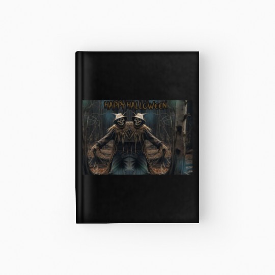 Halloween Scarecrow HOLLYDAY Hardcover Journal