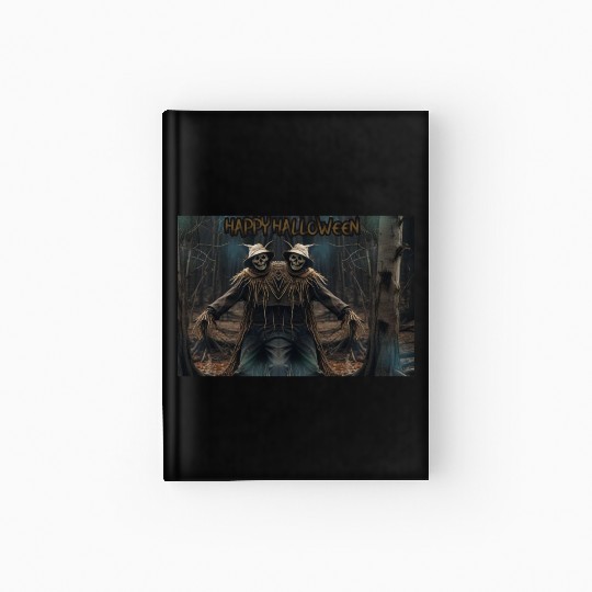Halloween Scarecrow HOLLYDAY Hardcover Journal