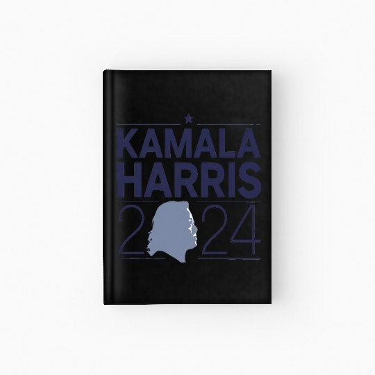 Kamala Harris 2024 Election Support Hardcover Journal