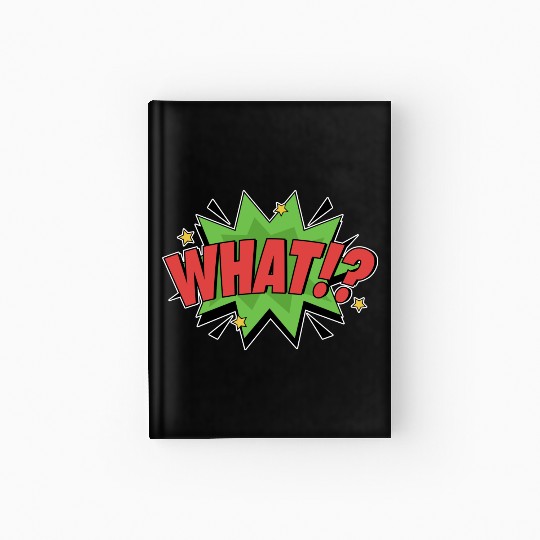What!? Retro Comic Pop Art Surprise Hardcover Journal