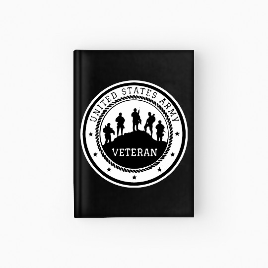 US Army Veteran LIKE US ON FACEBOOK # Hardcover Journal