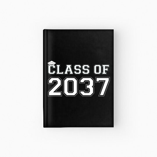 Class Of 2037 Pre K Grow With Me Graduation Hardcover Journal