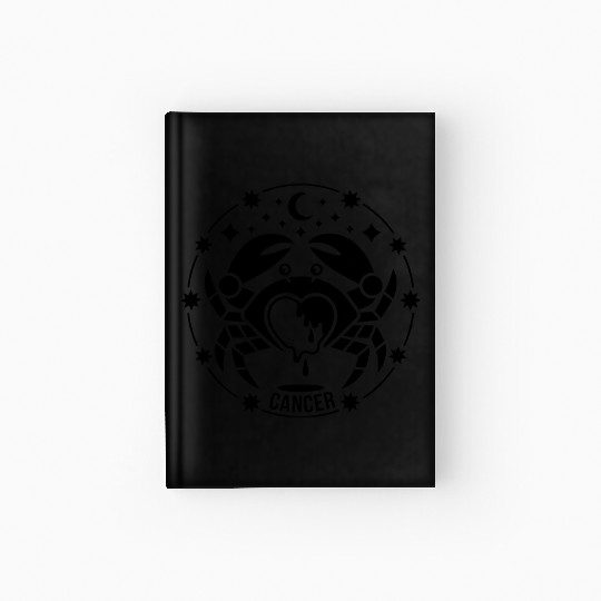 Melted Heart Cancer Zodiac Hardcover Journal