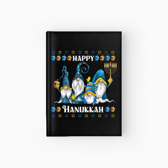 "Hanukkah Gnome" Wishing You a Happy Hanukkah Hardcover Journal