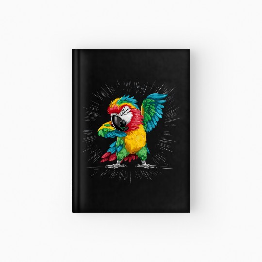 Macaw Parrot for a Bird Lover Animal Lover Hardcover Journal