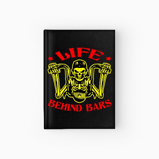 Life Behind Bars Biker LIKE US ON FACEBOOK #USAP Hardcover Journal