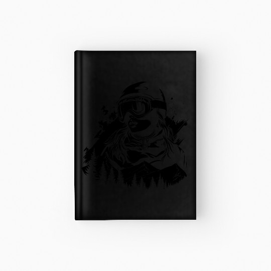 Snowboarding Girl Hardcover Journal