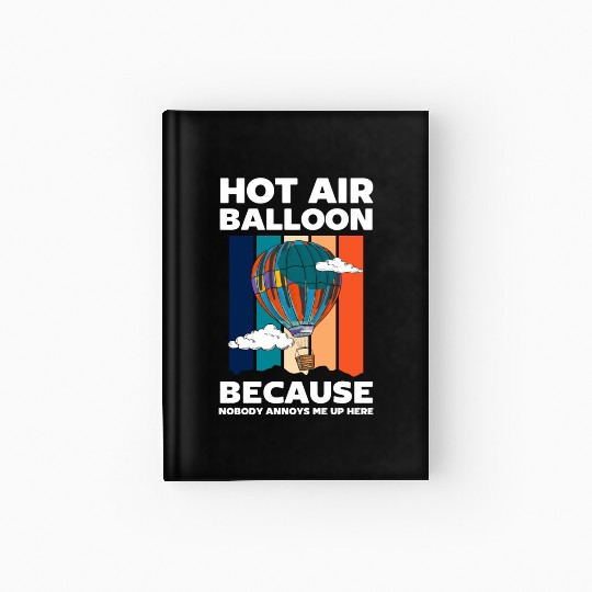 Balloon Aviation Fun Hobby Hardcover Journal
