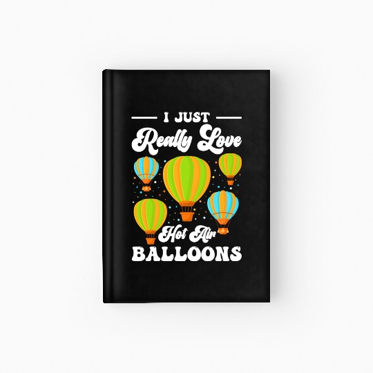 Hot Air Balloon Company Driving Adventure Hardcover Journal