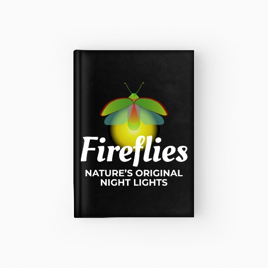Fireflies Firefly Lightning Bug Insect Collector Hardcover Journal