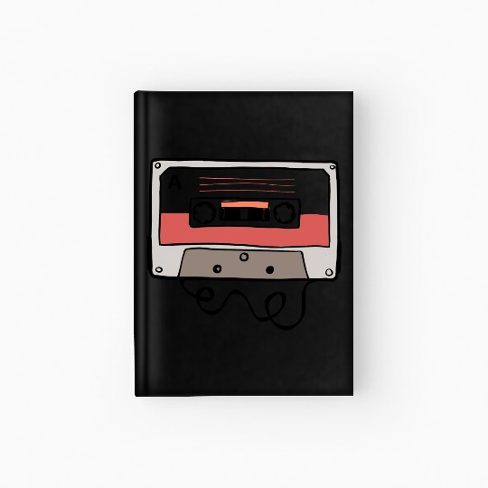 Cassette Tape Vintage Hardcover Journal