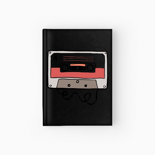 Cassette Tape Vintage Hardcover Journal