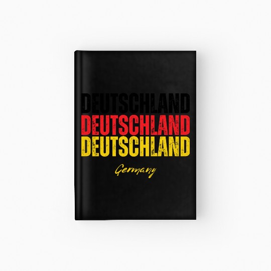 Germany flag, German pride Hardcover Journal