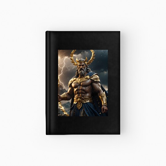 Zeus Jupiter Roman Greek God Hardcover Journal
