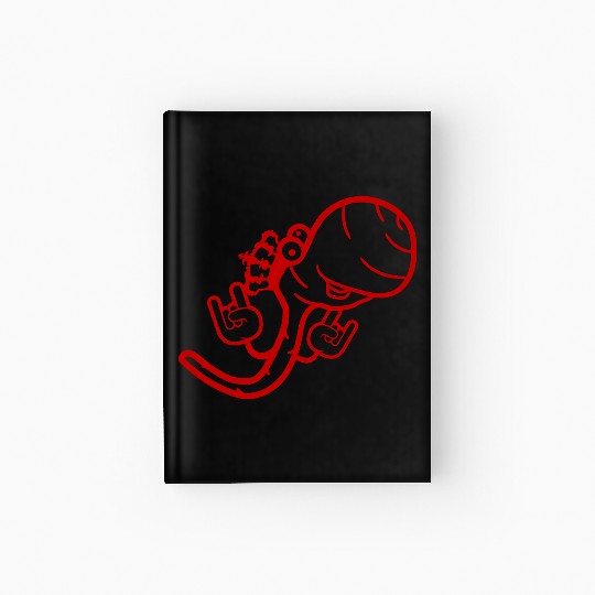 Cute Cool Worm Crown King Party Animal Fun Monster Hardcover Journal